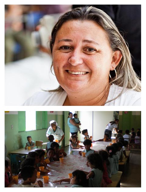 Mais de 90 crianças entre 2 e 4 anos já foram acolhidas por Diana Maria Mendes na creche comunitária Luz do Amanhã