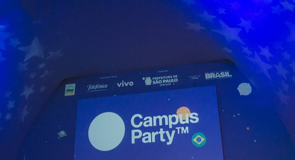 Greg Gage falou na abertura da Campus Party sobre neurorevolução (Imagem: Divulgação/ Campus Party).