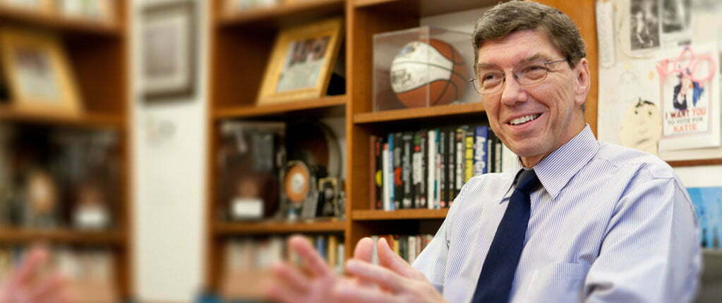 Clayton Christensen, professor de Harvard que cunhou o termo (foto: Christensen Institute).