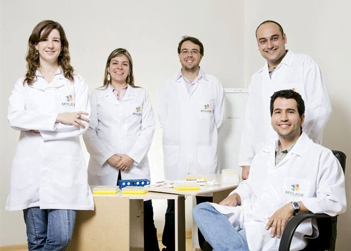 Equipe de pesquisadores da Myleus (foto: reprodução do site Galileu).