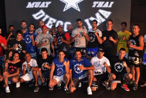 Equipe da academia Chute Boxe: é como se fosse uma aceleradora de startups, que são os atletas.