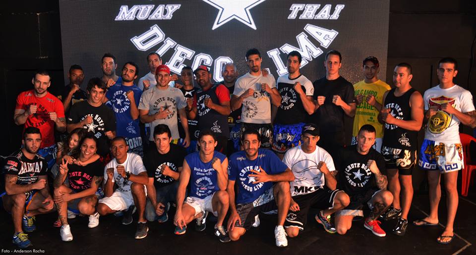 Equipe da academia Chute Boxe: é como se fosse uma aceleradora de startups, que são os atletas.