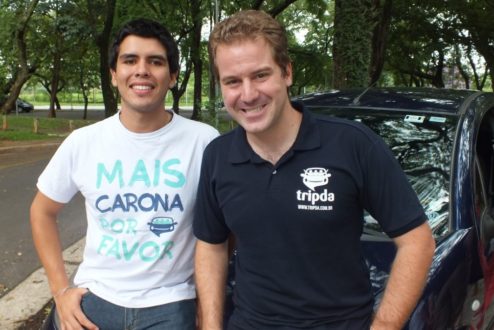 Daniel Bedoya, country manager da Tripda no Brasil, e Pedro, um dos fundadores da startup.Daniel Bedoya, country manager da Tripda no Brasil, e Pedro, um dos fundadores da startup.