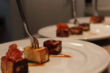 Parte do cardápio servido num dos encontros do Panela: os chefs são convidados pelos sócios e mudam a cada evento.