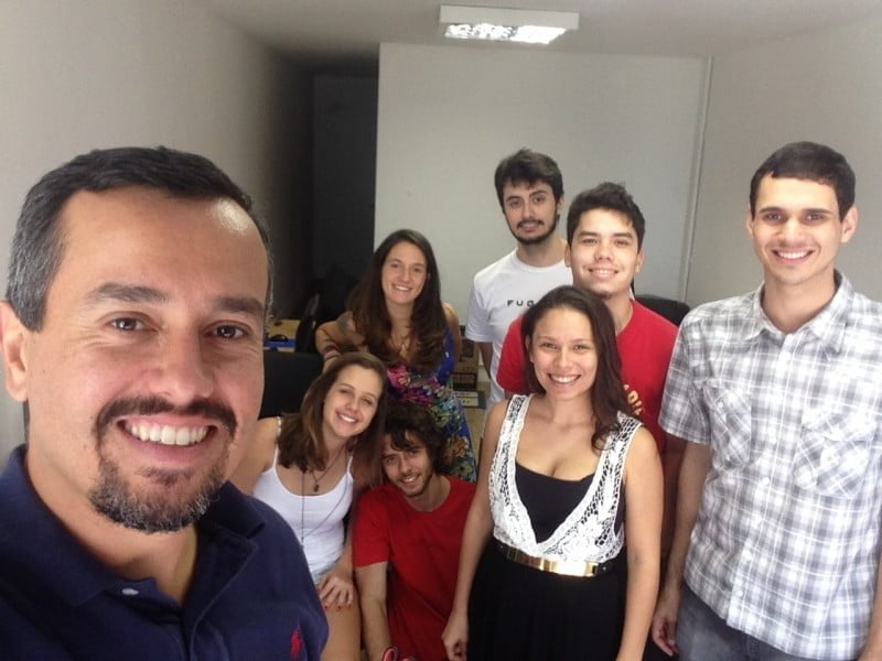 André e parte da equipe do Rio de Janeiro.