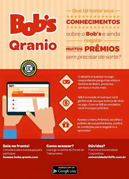 A parceria Qranio e Bob's abriu um novo filão para a startup ao ajudar corporações a treinarem funcionários.