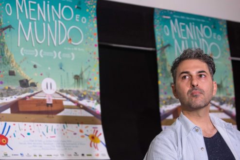 Alê Abreu, criador do indicado ao Oscar "O Menino e o Mundo" (foto: Aline Arruda).