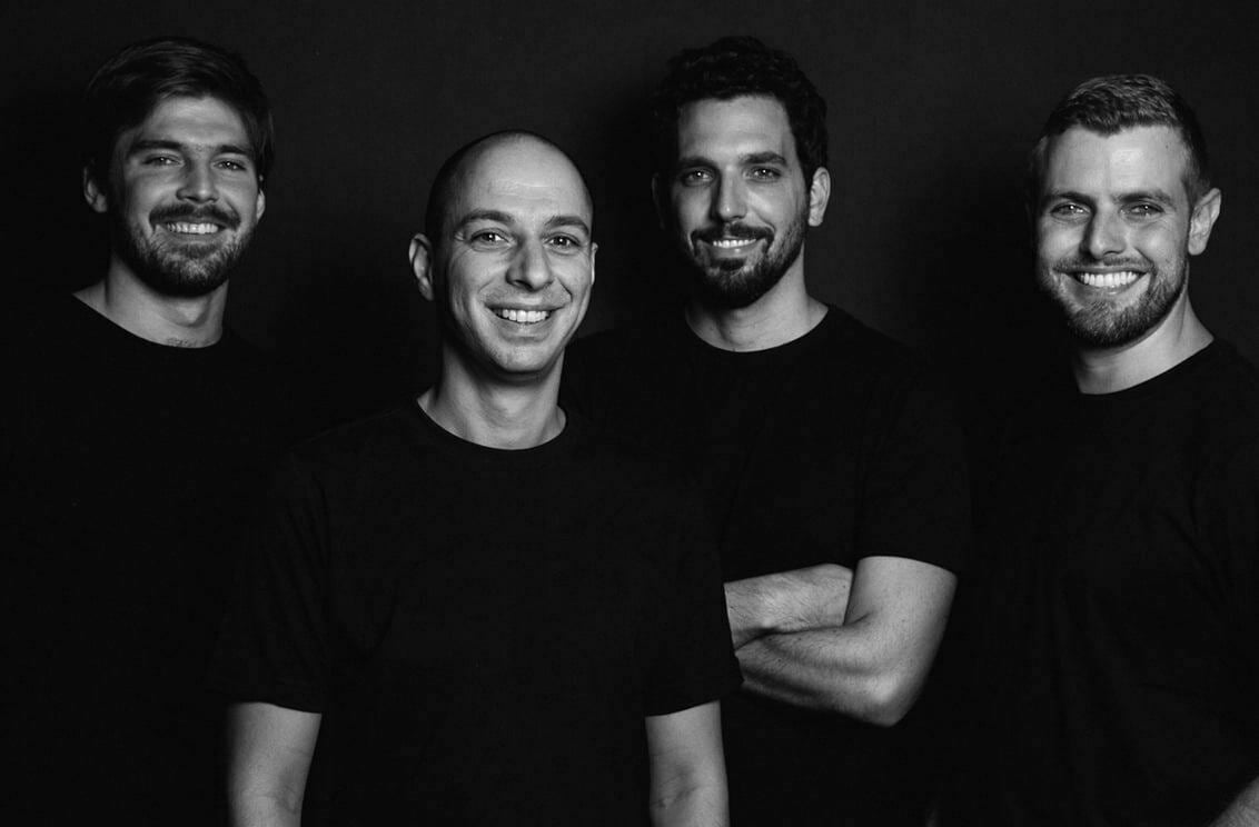 Os fundadores da Broou: Adriano Wiermann, Adriano Vasconcellos, Felipe Baracchini e FelipeBarros (foto: Caio Palazzo).