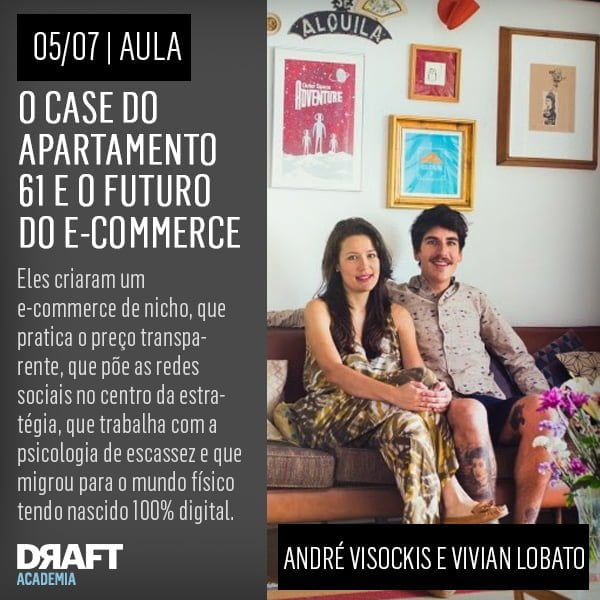 Vivian Lobato e André Visockis contam a história do Apartamento 61.