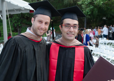 Gabriel e André: a amizade, e a ideia do QuintoAndar, nasceram em Stanford.