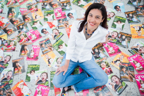 Depois de um processo de autoconhecimento, Ivana Moreira empreendeu uma pequena pérola: uma revista de papel, de sucesso, em plena crise da indústria (foto Nidin Sanches).