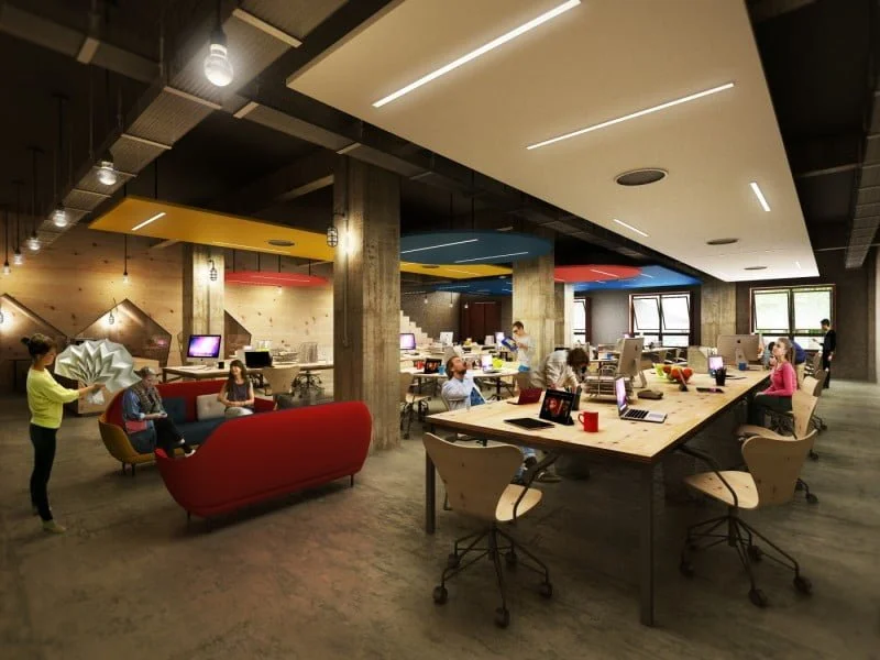 O novo espaço do Impact Hub em São Paulo terá 2 500 m² e 300 estações de trabalho compartilhadas