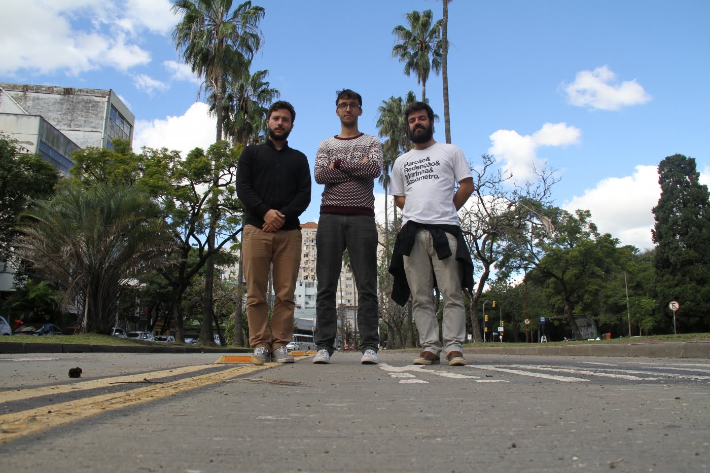 Gabriel, Artur e Luciano: boas expectativas para o futuro da Shoot The Shit, agora constituída como empresa.