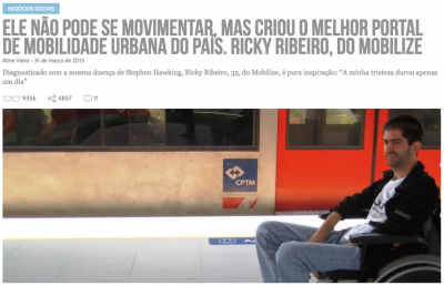 Em março de 2015, contamos a história de Ricky e do Mobilize (clique na imagem para ler).