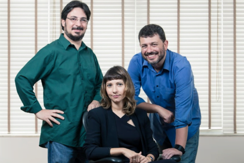 Os sócios Vitor Conceição, Audrey Furlaneto e Pedro Doria e o desafio de levar informação curada a pessoas que têm cada vez menos tempo para se informar.