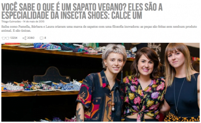 A Insecta Shoes apareceu no Draft pela primeira vez em 2015 (clique na imagem para ler a reportagem)