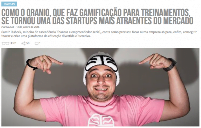 Há um ano, contamos a história da startup (clique na imagem para ler).