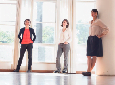 Elaine Ramos, Gisela Gasparian e Florencia Ferrari, sócias da Ubu