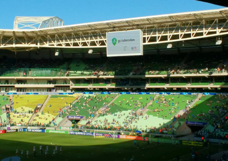 O estádio Allianz Parque, em São Paulo, é um dos locais que recebeu a consultoria - e o selo - do Guiaderodas.