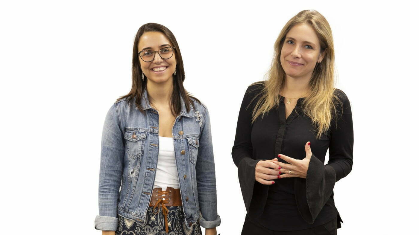 Mariana e Regina, a CEO e a sócia da Laboratoria no Brasil (da esq. para a dir.) querem ver mais mulheres no mercado de programação nos próximos anos.