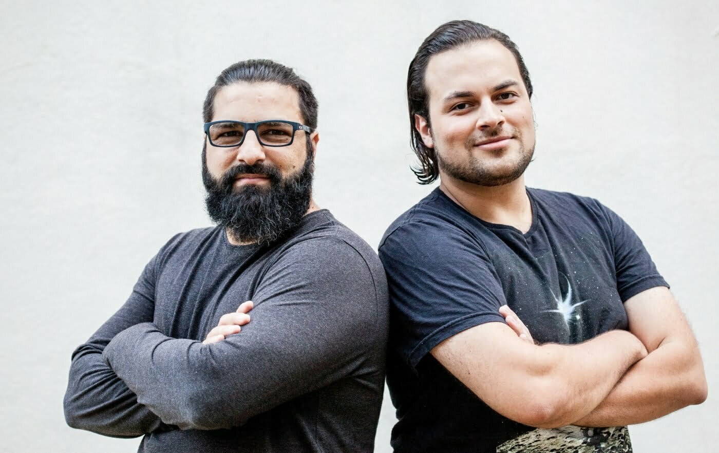 Os fundadores da MedRoom, Sandro e Vinicius, querem que a realidade virtual ajude estudantes a superarem o abismo entre a a teoria e a prática médica (foto: Isabele Araujo).