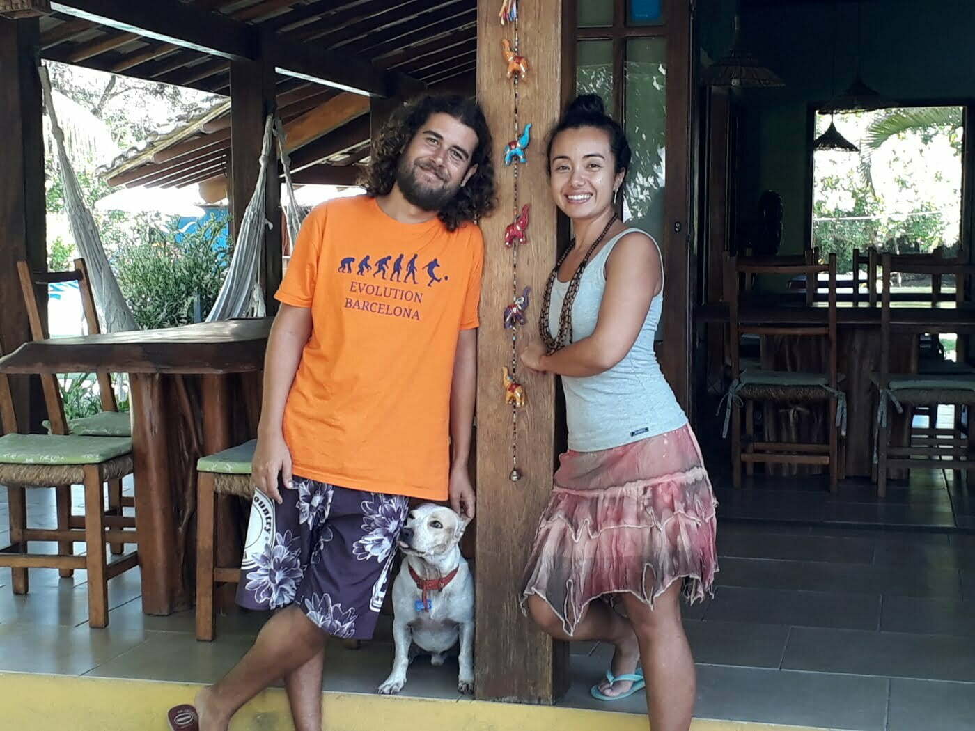 Aline e Paulo largaram São Paulo para empreender uma pousada de praia na Bahia.