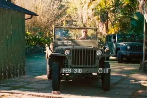 João Barone com seu Jeep