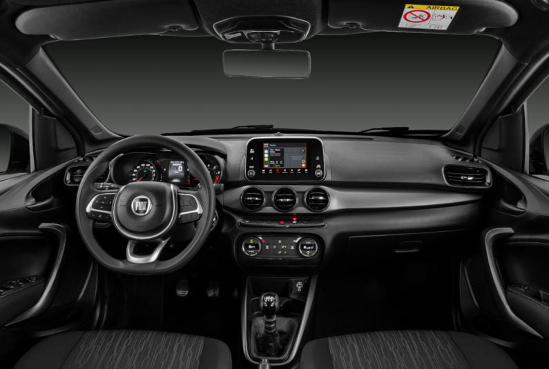 Interior do Fiat Cronos S-Design