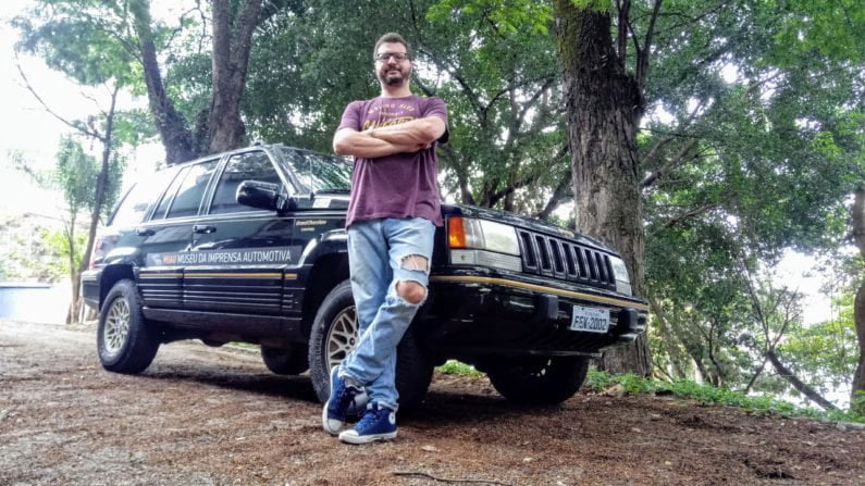 Marcos Rozen e seu Jeep Grand Cherokee Limited 1995