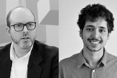 Davi e Rodrigo, da esquerda para a direita, lutam pela promulgação do Marco Legal das Startups.