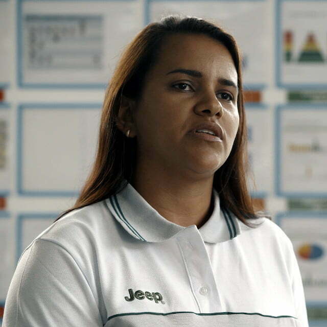 Natália Andrade, analista da Estação de Tratamento de Efluentes (ETE) do Polo Automotivo Jeep