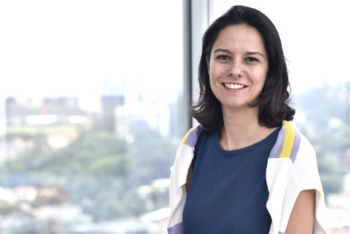 Head da área de Transformação Digital da Nestlé e responsável pelo modelo de negócio da Vem de Bolo, Carolina Sevciuc