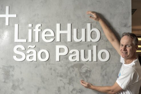 Caspar Van Rijnbach, líder de TI e Transformação Digital da Bayer, no novíssimo LifeHub SP