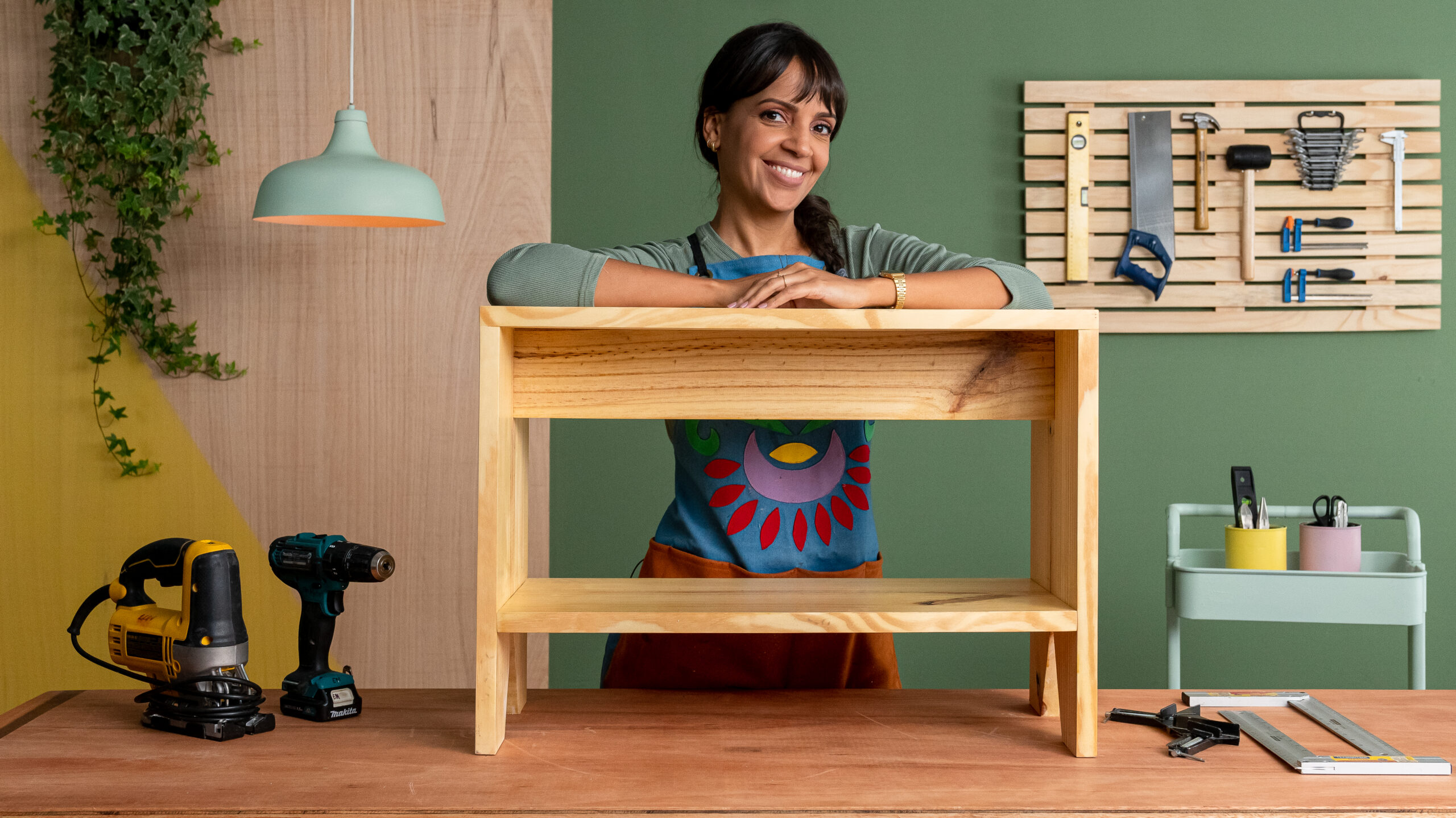 Eva Mota, jornalista e instrutora de marcenaria para mulheres (foto: Filipe Redondo).