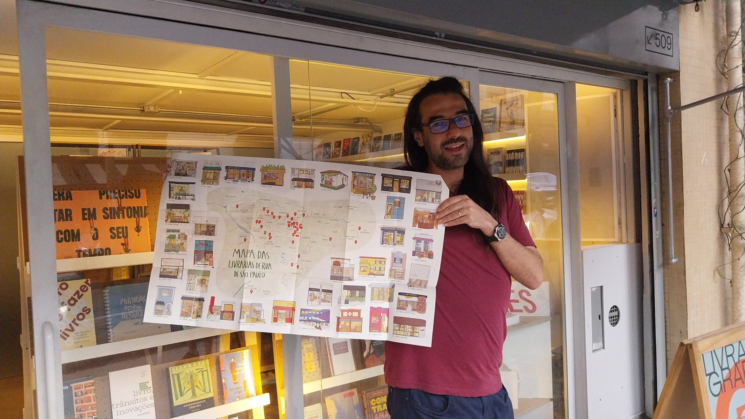 João Varella, cofundador da Lote 42, da Banca Tatuí e da Livraria Gráfica.