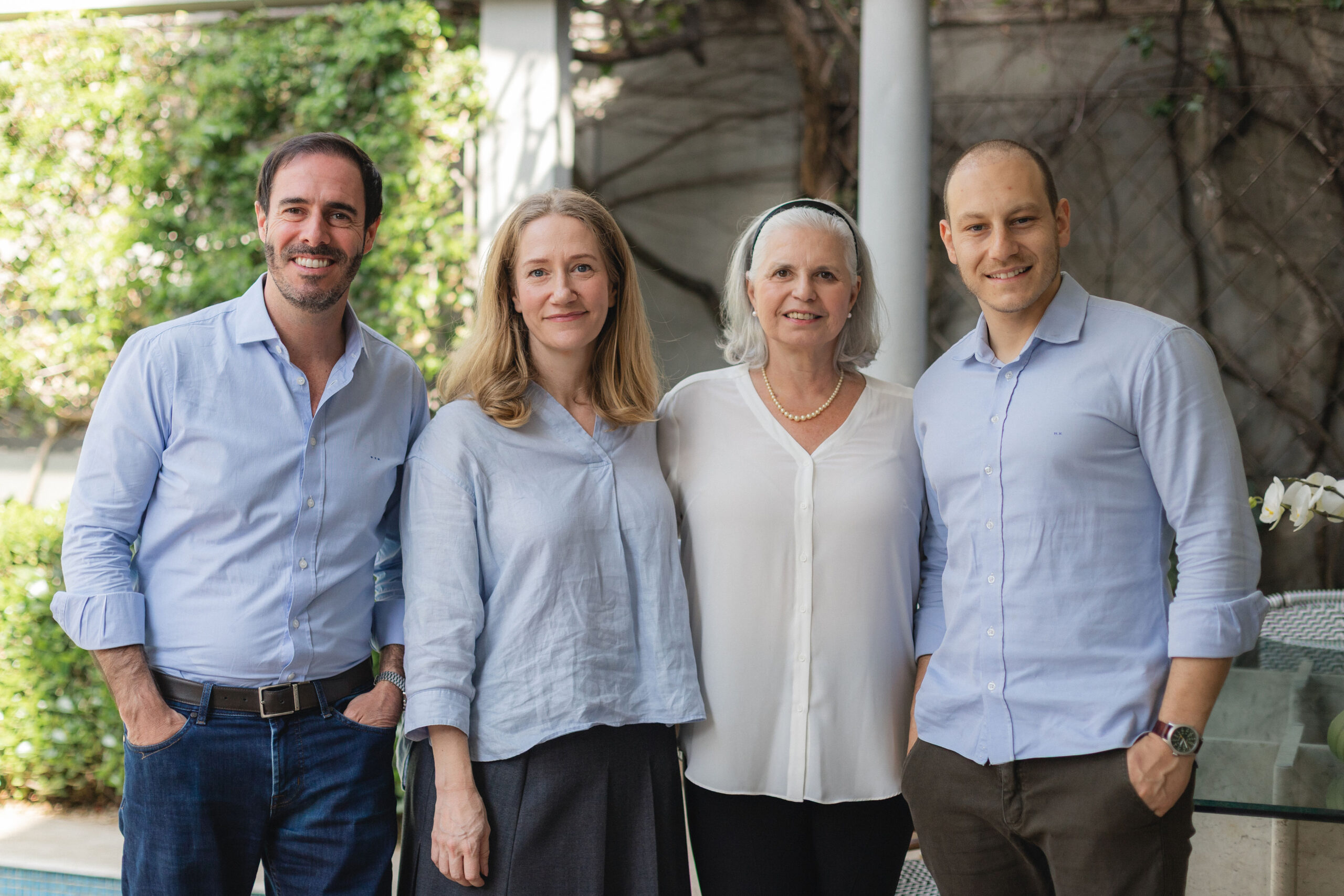 Os cofundadores da Sanii (a partir da esq.): Renato Tilkian, Angelina Clarke, Margherita Mizan e Michael Kapps.