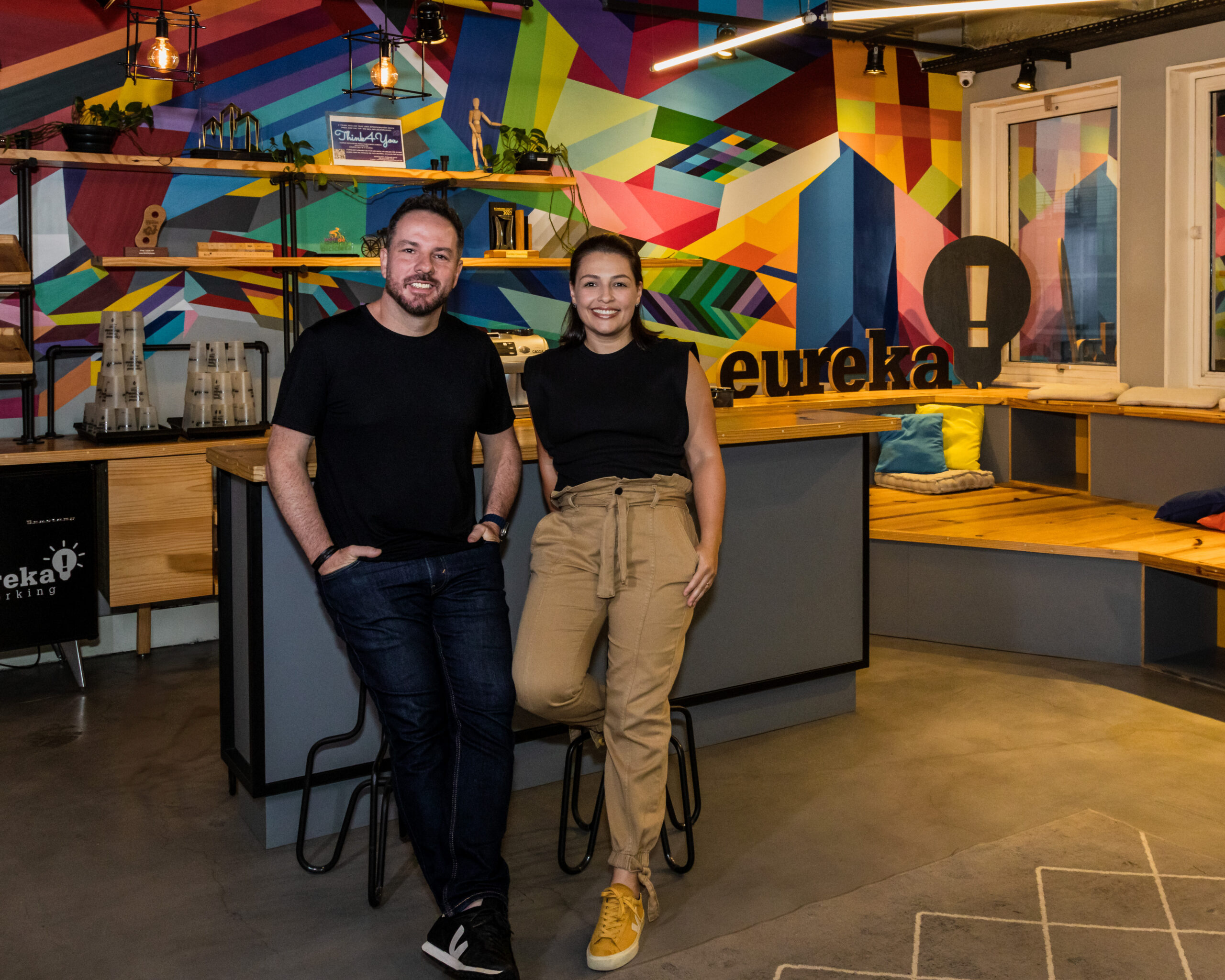 Daniel e Fanny Moral, os fundadores do Eureka Coworking.