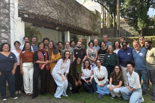 Parte do grupo da Jornada IA para Impacto em um dos encontros presenciais.