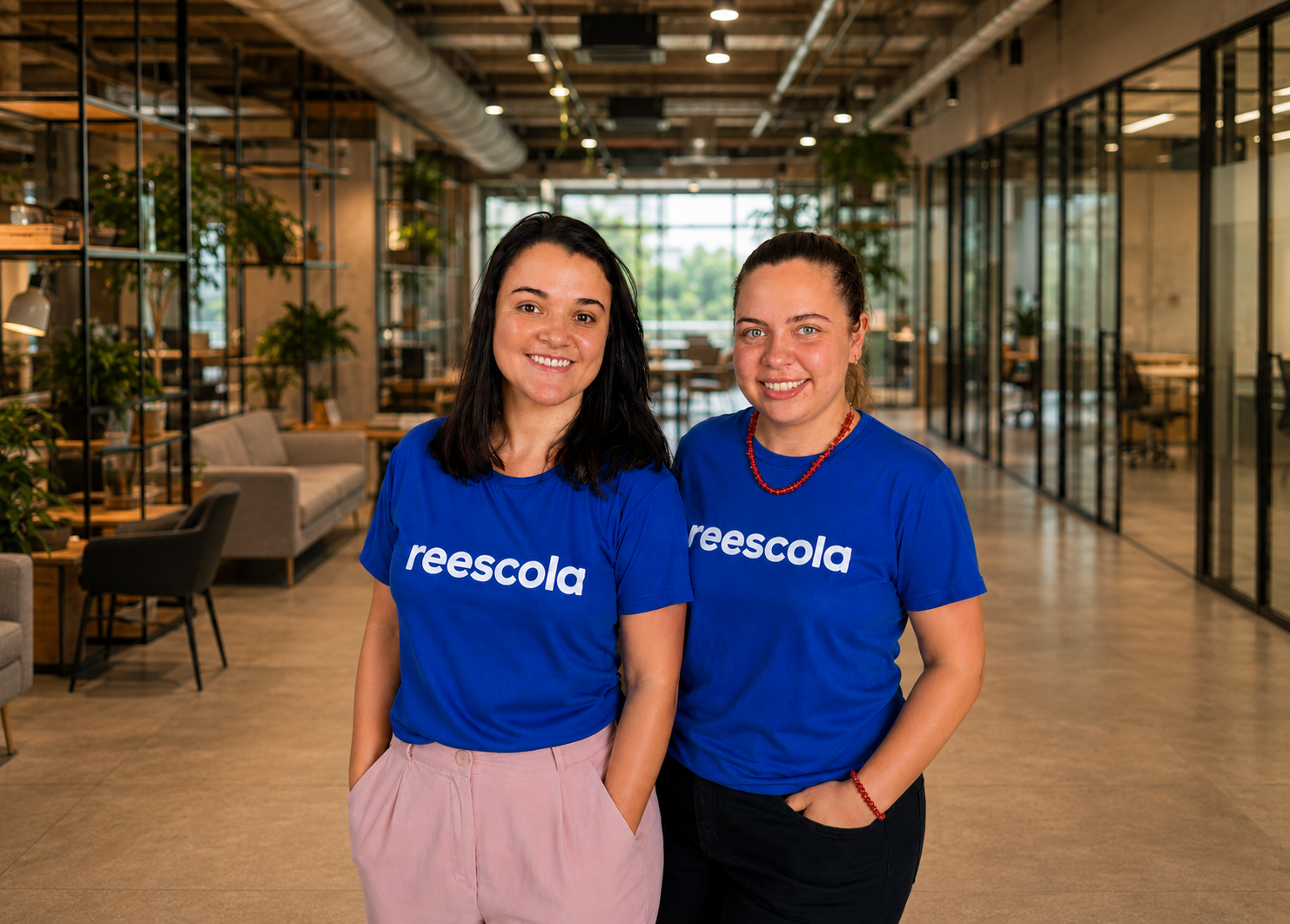 Laura Camargos Pimenta (à esq.) e Izabela Bazo, fundadoras da Reescola.